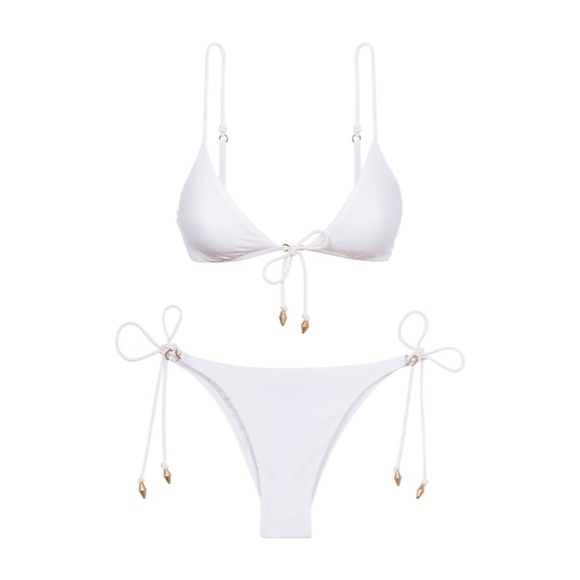 SOLD! ViX || White Balloon Bikini - Picture 3 of 7